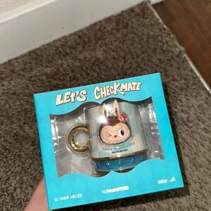 The Monsters Let's Checkmate Mug - Blue and Gold